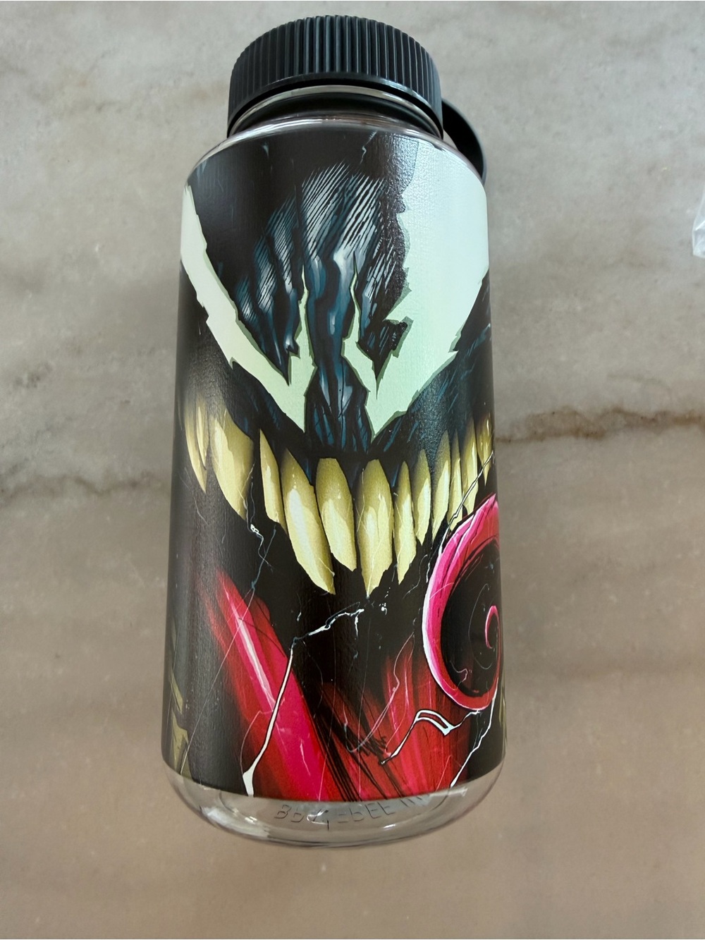NIB - Marvel Venom Plastic Wide Mouth 32 oz Water Bottle
